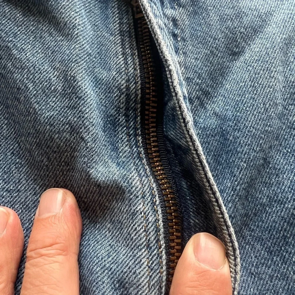 EUC Carhartt Jeans Mens 42x32 Sraight Pockets Loose Original (C3)